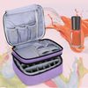 Luxja Storage Case, Storage, Organize, and Carry, light purple
