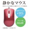 BUFFALO BSMOU27SMWH Wired Optical Mouse, Quiet, 3 Buttons, Medium, White