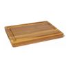 Lipper International Acacia Thick Carving Board with Deep Well and Inset Handles