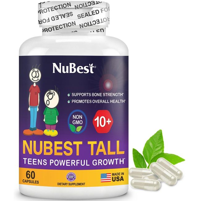 NuBest Tall 10+ - Height Growth Supplement For Kids 10+ & Teens Who Drink Milk