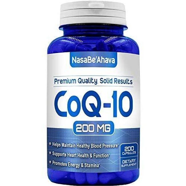 Nasa Beahava Pure CoQ10 200mg Per Serving 200 Capsules