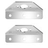 For Peterbilt 379 388 389 Left / Right Windshield Wiper Repair Brackets Kit 2PCS