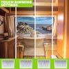 20'' RV LED Interior Ceiling Dome Light 12V W Touch dimmer Switch Camper 1450LM