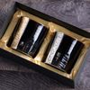 Kizamu Name Engraved Gold and Silver Line Lock Cup Pair Gift
