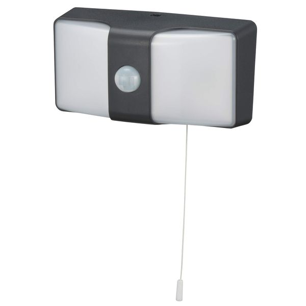 Ohm Electric Sensor Wall Light (Pull Switch/650lm/White/Black) LS-AH26J4-K