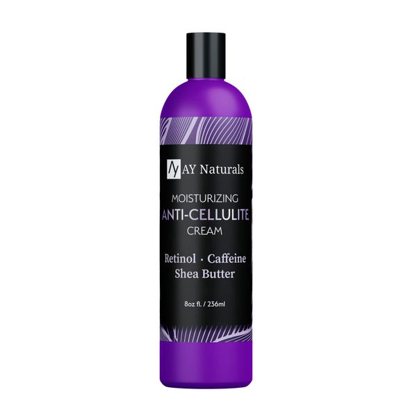 AY Naturals Anti-Cellulite-Creme mit Retinol, Koffein und heiliger Lotus | straffend, straffend, beruhigend