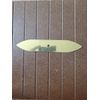Backplate For Cabinet Knobs Decorative Leaf Design Polished Brass