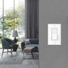4Pack SOZULAMP 3 Way Light Switch with LED Night Light 15Amp 120/277Volt,Three Way Wall Switch, Automatic On/Off Sensor, White