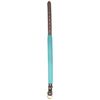 Perri's Padded Leather Dog Collar, Havana/Turquoise, Small