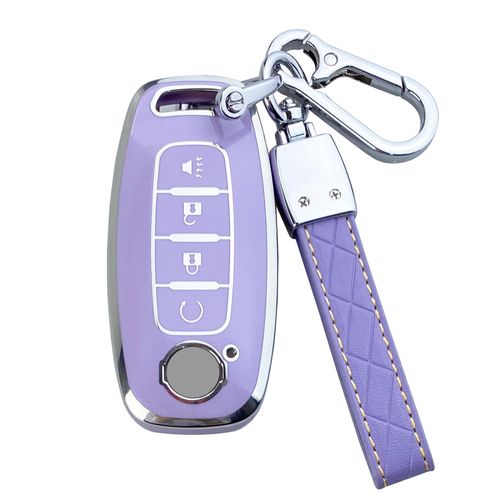 ShuDay Key Fob Cover Case Compatible with Nissan Pathfinder Rogue Kicks Accessories