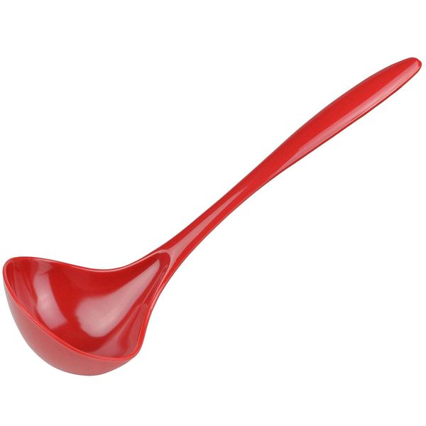 Gourmac Melamine Soup Ladle, Red