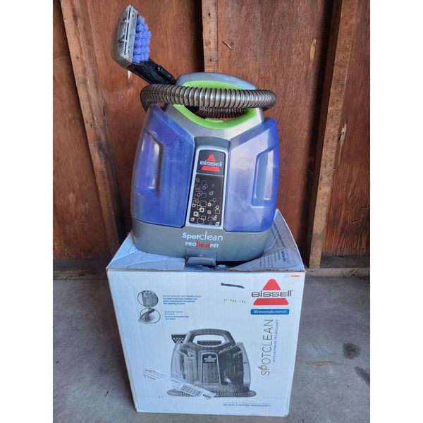 Bissell SpotClean Proheat Pet Portable Carpet Cleaner 5207R With Box