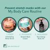 M3 Naturals Stretch Mark Cream Infused with Collagen & Stem Cell Maternity Skincare Oil Removes Stretch Mark Prevention & Scar Remover Lotion Green Tea Extract & Raspberry Ketones