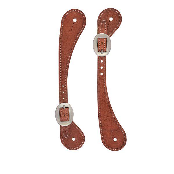 Weaver Leather Mens Shaped Harness Leather Spur Straps Hermann Oak