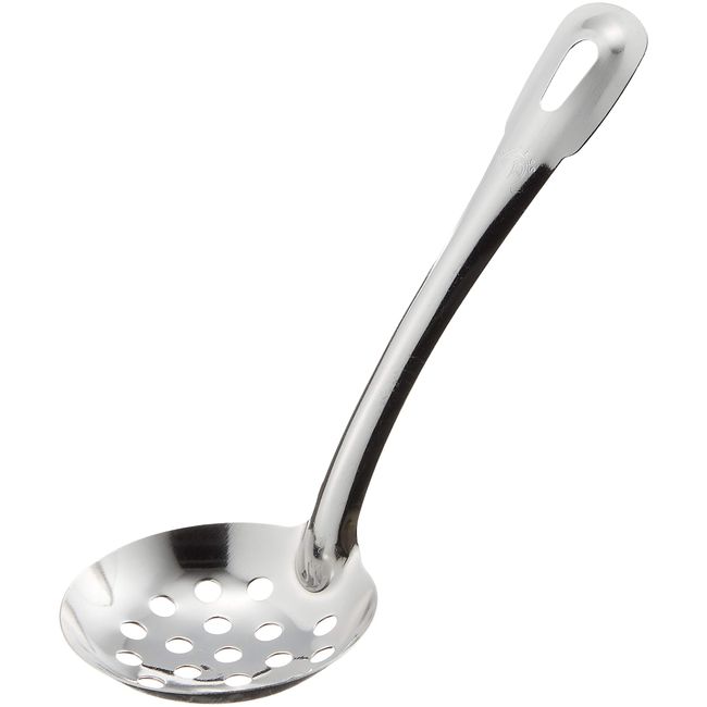 Endoshoji WPZ04006 Professional Drilled Ladle (No Hook), Stainless Steel, Made in Japan