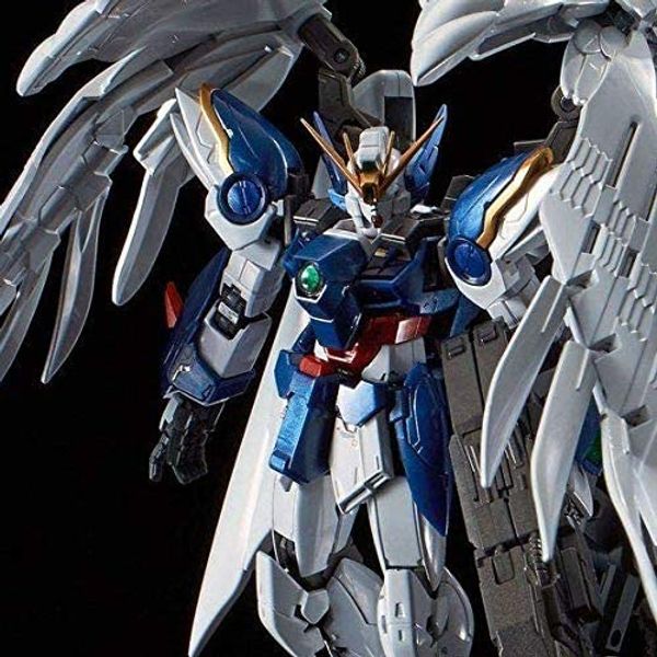 BANDAI ＲＧ ウイングガンダムゼロ ＥＷ & ドライツバーク［チタニウムフィニッシュ］1/144 blue