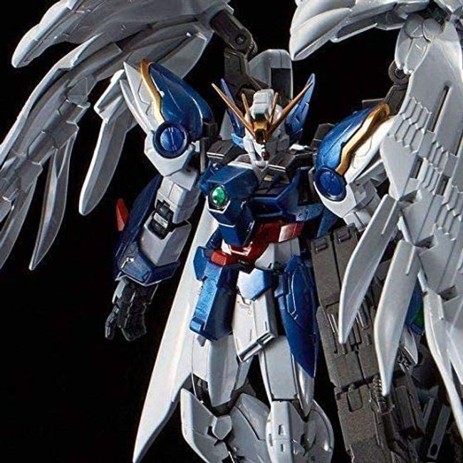 BANDAI ＲＧ ウイングガンダムゼロ ＥＷ & ドライツバーク［チタニウムフィニッシュ］1/144 blue