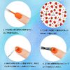 Popular Nail Art Sticker Set, 14 Pieces, Cute, 3D Stick-On Manicure for Women, Girls, Kids, Ultra Thin Children's Nail Stickers, Flowers, Rainbow, Strawberries, Stars, Moon, Emoji, For Work and Casual Nail Decoration, Women's Gift, Nail Accessories