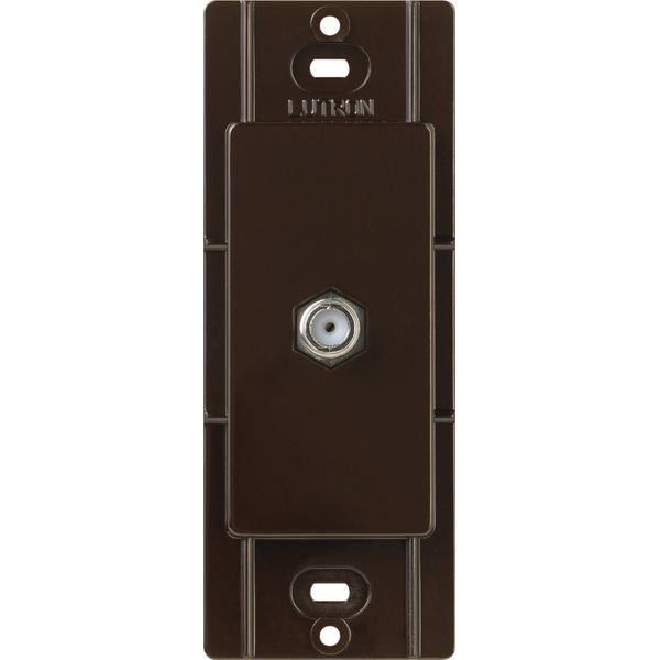 Lutron CA-CJ-BR Claro Cable Jack, Brown