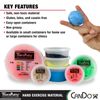 CanDo TheraPutty 4 oz Blue Professional Hand Strengthening Exercise Material