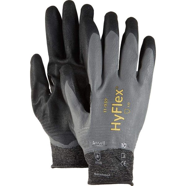 Ansell High Flex Cut Resistant Gloves 11-939 Full Coating, Small Size 11-939-7