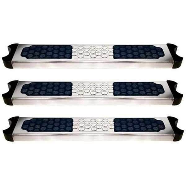 HydroTools Swimming Pool Stainless Steel Replacement Ladder Step - 3 Pack