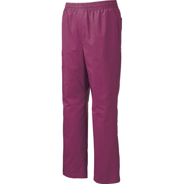 Mizuno MZ0158 Unisex Scrub Pants, Stretch, Antibacterial, Odor Resistant, plum