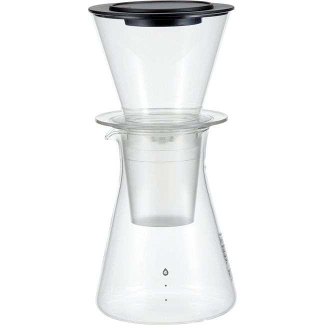 iwaki KT8644-CL1 Heat Resistant Glass Coffee Server Water Dripper Water Drip 15.2 fl oz (440 ml)