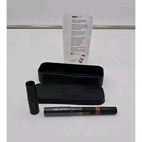 NudeStix  Intense Matte Lip + Cheek Pencil  Purity With Sharpener Full Size New