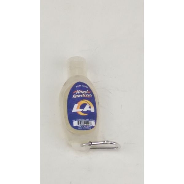 Official NFL Licensed Carabiner Clip Travel Hand Sanitizer Los Angeles Rams