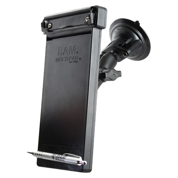 RAM Twist-Lock Suction Mount with Multi-Pad Universal Notepad Holder