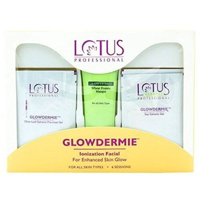 LOTUS HERBALS PROFESSIONAL GLOWDERMIE IONIZATION FACIAL FOR ENHANCED SKIN GLOW