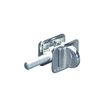 TPH Supply, Slide Latch for Bathroom Partition Doors, Chrome Plated, Concealed Mount, 1423