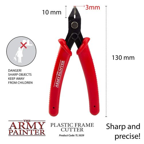 The Army Painter Plastic Frame Cutters, Plastic Cutting Pliers, Gouring Tool for Plastic Miniatures, Stainless Steel Precision Cutter, Model Making Tool for Tabletop Wargames