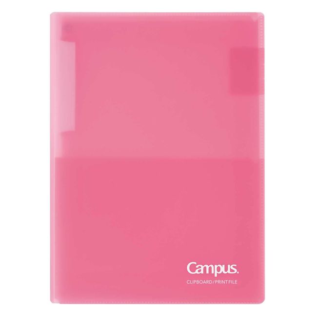 Kokuyo Fu-CEH755P Campus Clipboard Folder, Pink