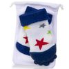 Nuby Soothing Teether Sock, Blue Stars, 5"