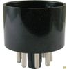 Tube Base - 8 Pin, Octal, Black