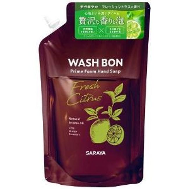 &quot;Saraya&quot; Washbon Prime Foam Refill Fresh Citrus 500ml