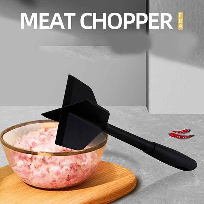 Kitchen Meat Chopper Ground Beef Masher Utensil Heat Resistant Non