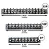 MGI SpeedWare Single Row Screw Terminal Junction Block 300V/20A, Through-Panel Barrier Strip 2-Pack (8 Screw)