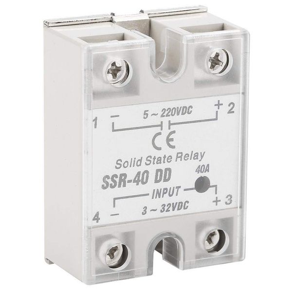 KSTE SSR-40 DD 40A 5-220VDC Solid State Relais for die Industrieautomation Prozess
