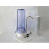 Countertop Single Home Drinking Water Filter System w/Carbon Filtration - Clear