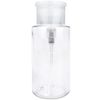 Pana 7 Oz Liquid Push Down Pump Dispenser Empty Bottle with Flip Top Cap - Clear