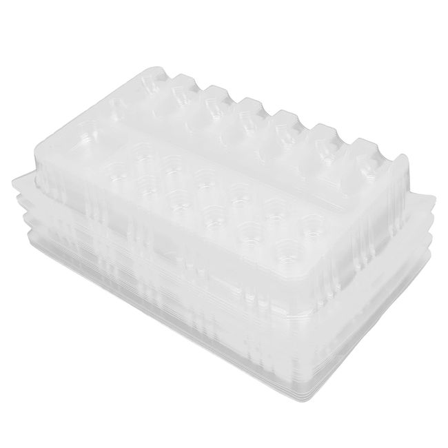 Tattoo Cartridge Tray, Plastic Tattoo Ink Cups Tattoo Ink Cup Holder Pigment Tray Ink for Body Makeup Tattoo Supplies Cartridge Holder Tray Ink Holder Rack Eyebrow Tattoo Supply 20pcs Ink Holder