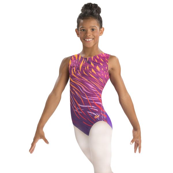 GK Girls Gymnastics Leotards Dance Ballet Apparel One Piece (TD, Sassy Safari)