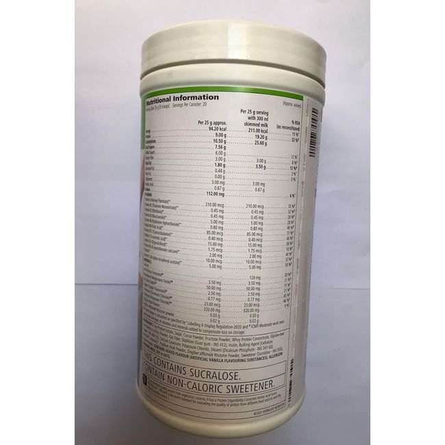 Calories in Herbalife Nutritional Shake Mix - Dutch Chocolate and Nutrition  Facts