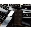 LEGO Bricks: Black 2x4. Part 3001 (X 25)