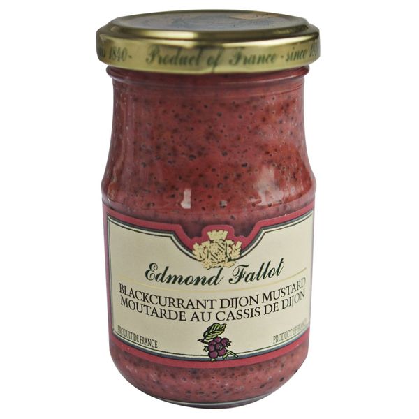 Edmond Fallot Blackcurrant Dijon Mustard 7.2 Ounce