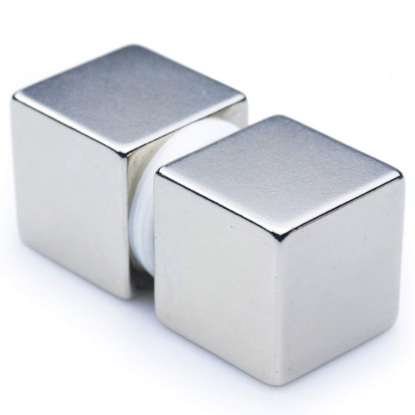 DIYMAG 1" Cube Neodymium Magnets, One Inch Cube Rare Earth Magnet - Grade N52, Pack of 2