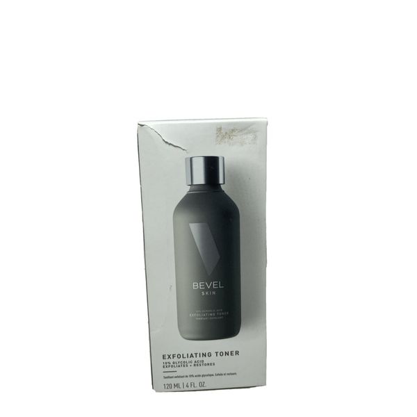 BEVEL Skin Exfoliating Toner 10% Glycolic Acid Exfoliates And Restores 4 fl oz